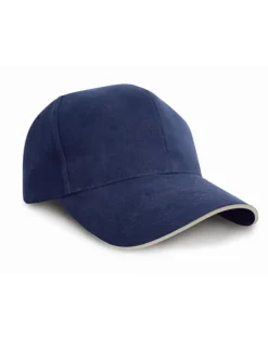 RH25P Result Headwear Kappe Schwerer, gebürsteter Baumwoll-Drell