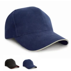 RH25P Result Headwear Kappe Schwerer, gebürsteter Baumwoll-Drell