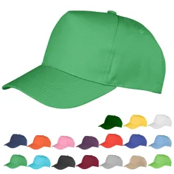 RH84 Result Headwear Boston 5-Panel Kappe Stirnverstärkung ohne Mittelnaht