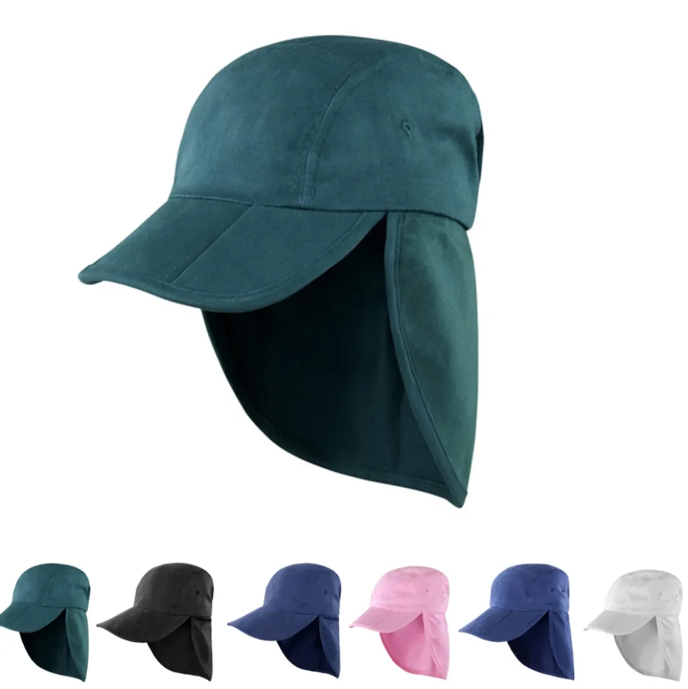 RH76 Result Headwear Legionärs Kappe mit Sonnenschutzklappe im Nackenbereich