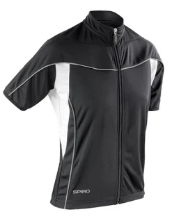 RT188F SPIRO Damen Fahrradkleidung Performance-Trainingsjacke atmungsaktiv kurzarm