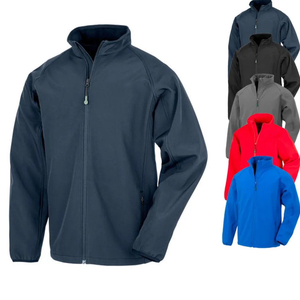 RT901J Result 2-lagige bedruckbare Kinder Junior Softshell Jacke