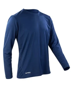 RT254M SPIRO schnelltrocknendes Herren Langarmshirt atmungsaktiv