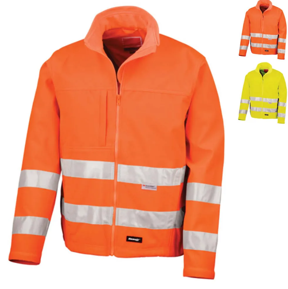 RT117 Result Gut sichtbare Softshell Jacke
