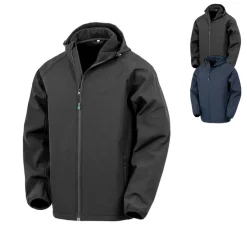 RT911 Result Herren 3-lagige bedruckbare Softshell Jacke mit Kapuze