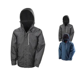 RT326 Result Robuste Jacke mit Denim-Textur