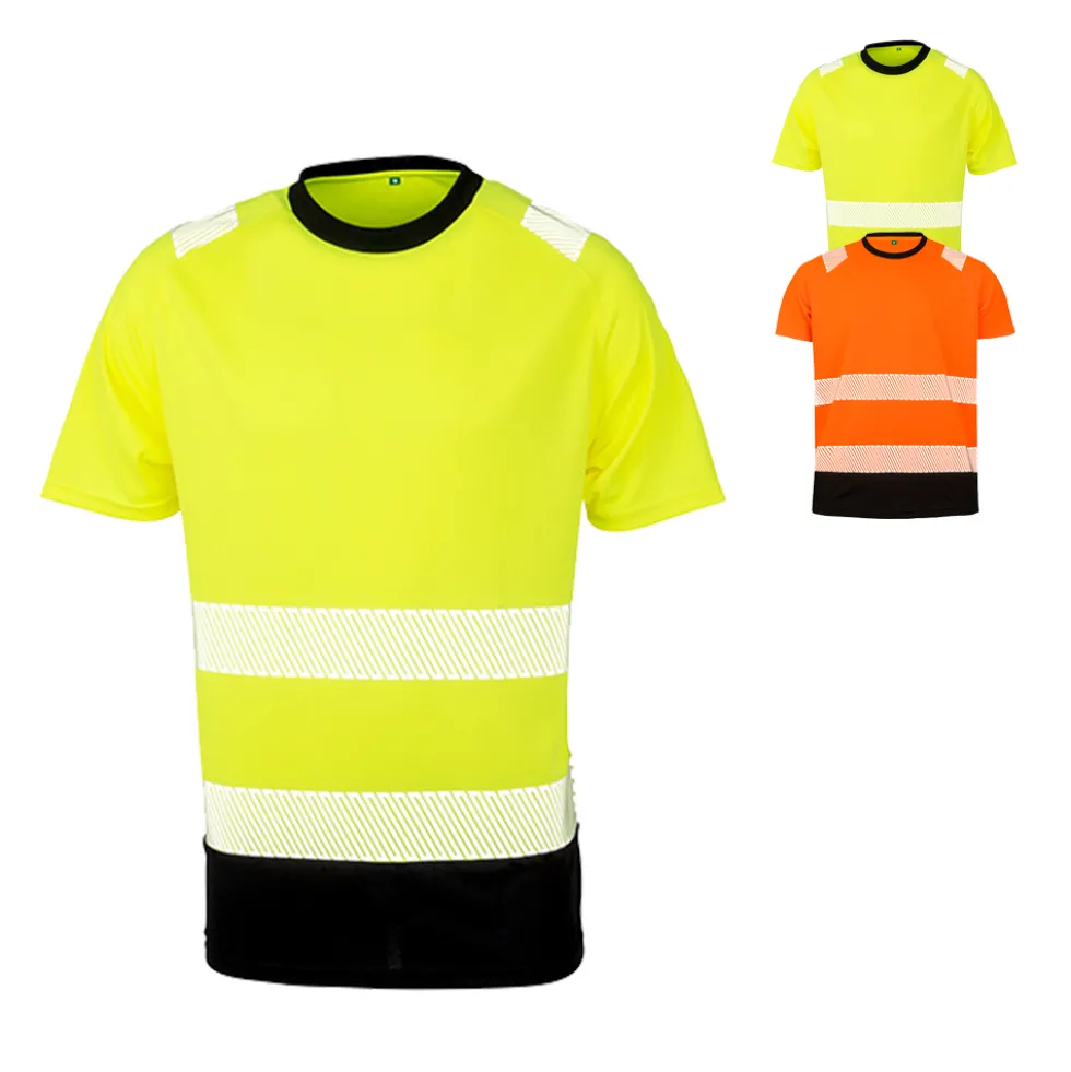 RT502 Result T-Shirt Sicherheitsshirt Schnelltrocknend und Atmungsaktiv