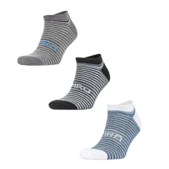 RT295 SPIRO Sneaker-Socken im 3er-Pack mit Streifen