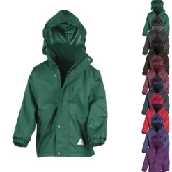 RT160Y Result Wendbare Jacke mit Sturmpatte und Nietenverschluss für Kinder