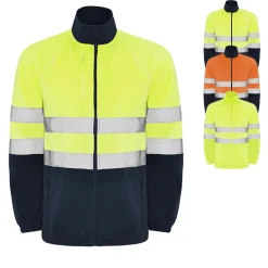 RY9305 Roly Workwear Fleece Jacke Hi-Vis