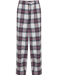 SF83 SF Women Damen-Tartan-Lounge-Hose Schlafhose