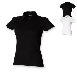 SF42 SF Women Kurzärmliges Stretch-Poloshirt für Damen