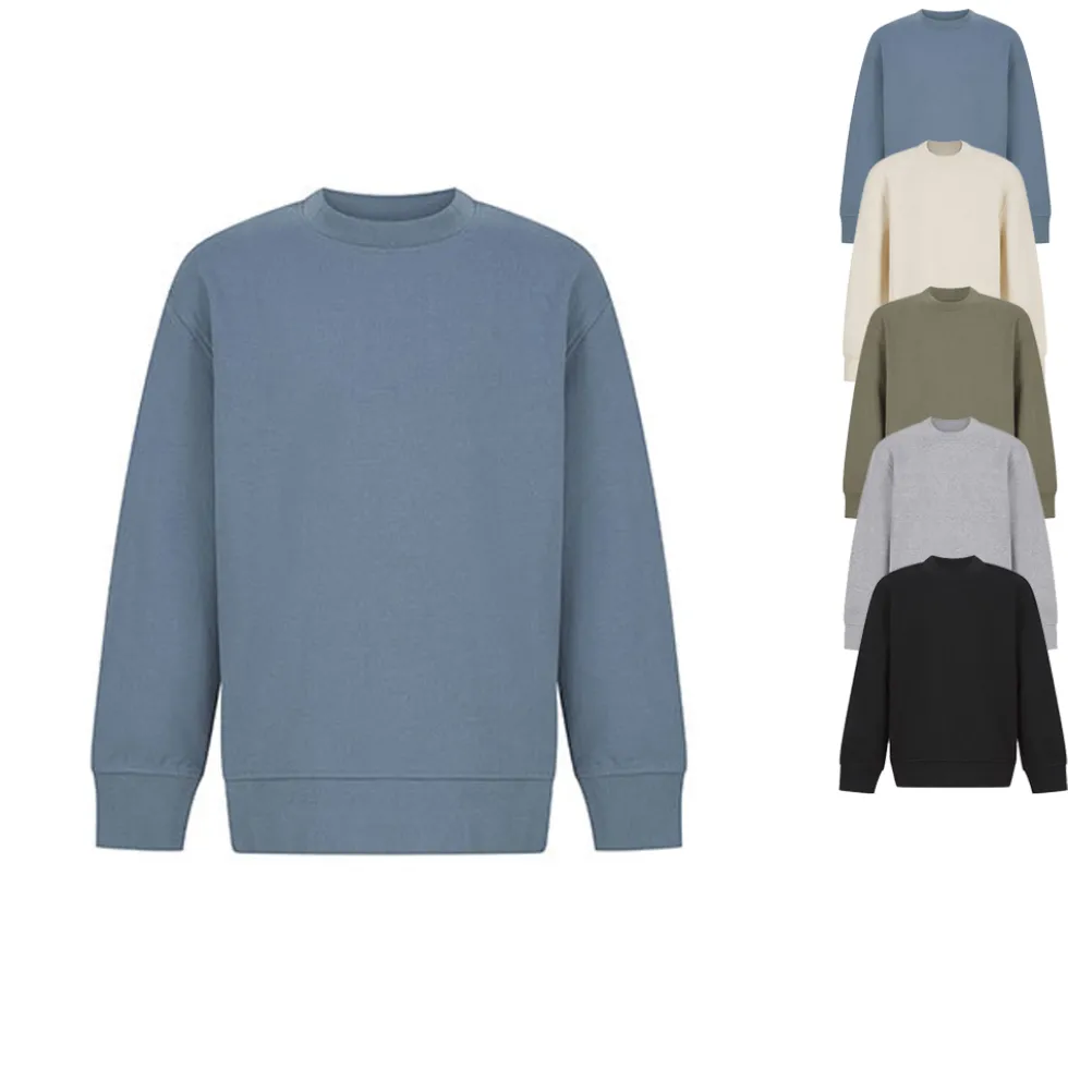 SM530 SF Minni Kids' modisches Sweatshirt mit abgerundetem Saum