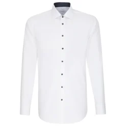 SN293690 Seidensticker Herren Hemd Poplin langarm taillierte Passform