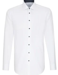 SN693690 Seidensticker Herren Hemd Poplin langarm körpernahe Passform