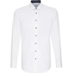 SN693690 Seidensticker Herren Hemd Poplin langarm körpernahe Passform