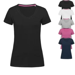 S9710 Stedman® CLAIRE V-Ausschnitt T-Shirt für Damen