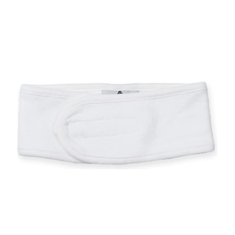 TC62 Towel City Weiches, baumwollreiches Stirnband mit verstellbarem Klettverschluss