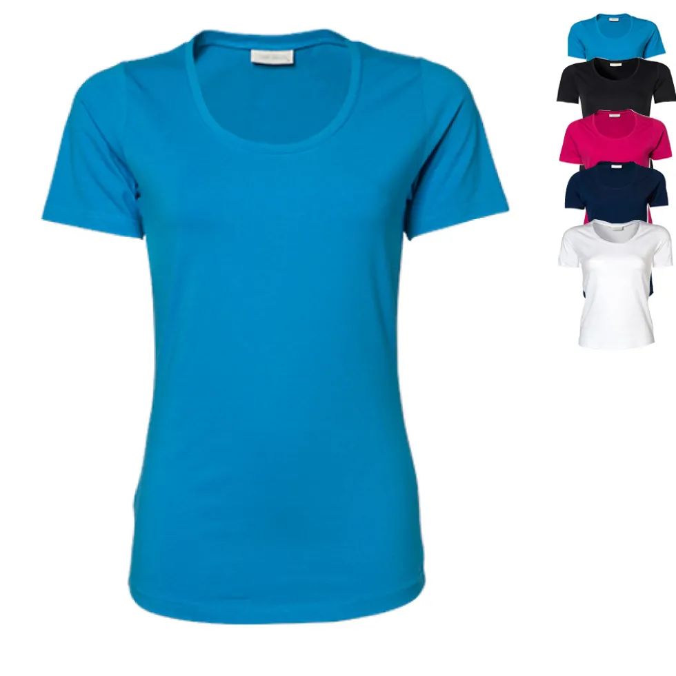 TJ450 Tee Jays Damen dehnbares T-Shirt