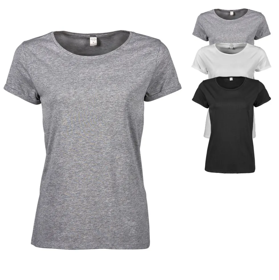 TJ5063 Tee Jays Damen ROLL-UP T-Shirt kurzarm