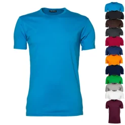 TJ520 Tee Jays Herren körperbetontes T-Shirt aus Interlock-Material