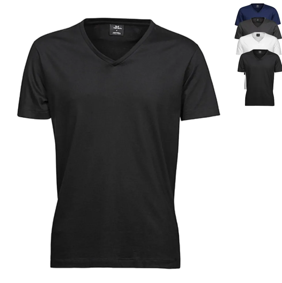 TJ8006 Tee Jays Herren Mode SOF-TEE T-Shirt V-Ausschnitt