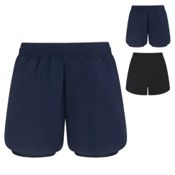 TL616 Tombo Damen Sport Shorts mit integrierten Untershorts