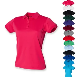 W476 Henbury Damen Coolplus® feuchtigkeitsregulierendes Poloshirt