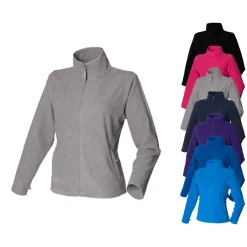 W851 Henbury Damen-Microfleece-Jacke