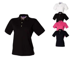 W121 Henbury Klassisches Damen-Poloshirt aus Baumwoll-Piqué