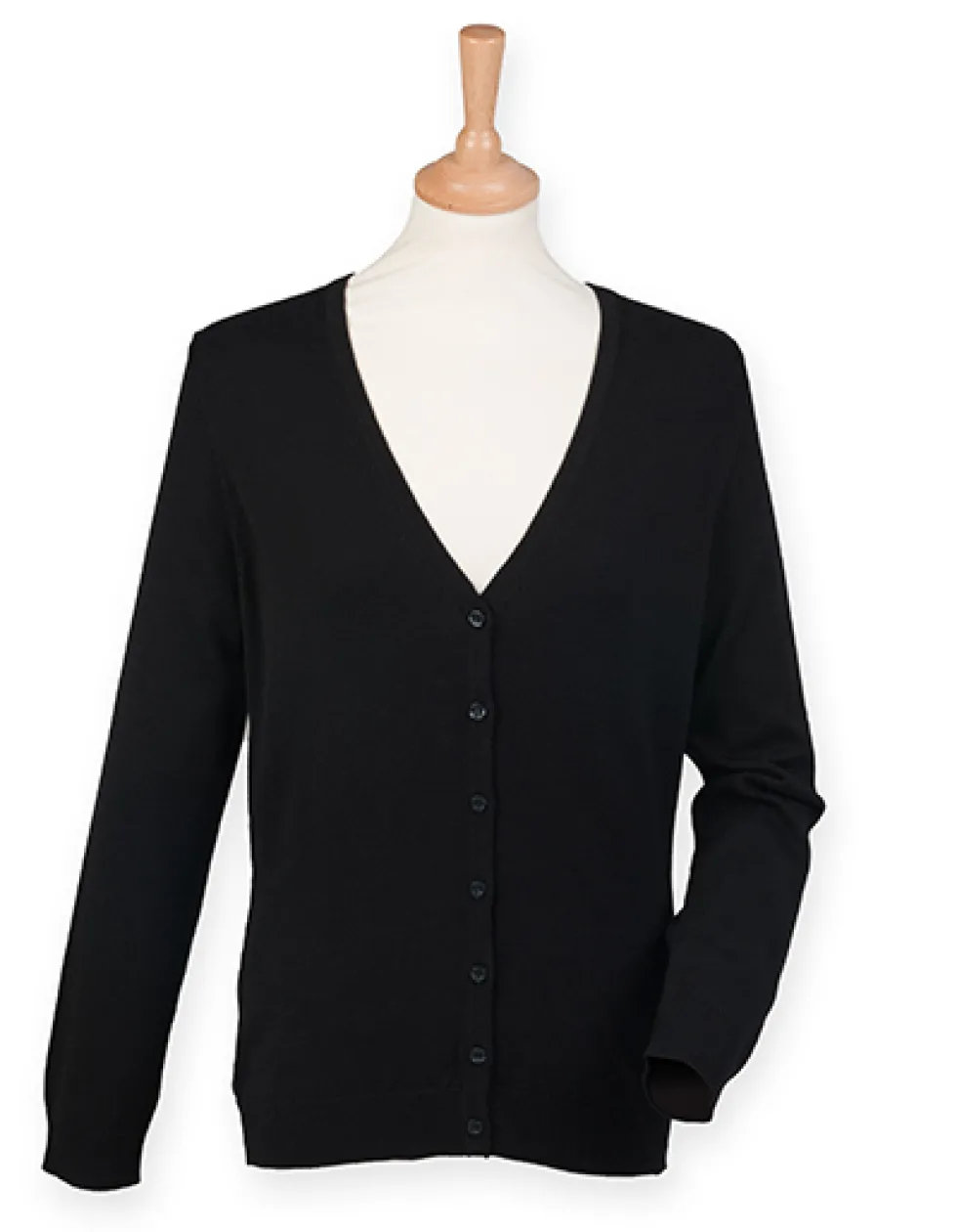 W726 Henbury Leichte Damen-Strickjacke Cardigan mit V-Ausschnitt