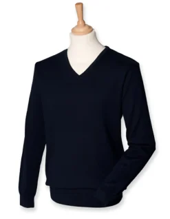 W720 Henbury Leichter Pullover mit V-Ausschnitt für Herren