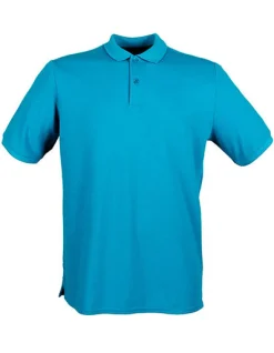 W101 Henbury Poloshirt aus mikrofeinem Baumwoll-Piqué