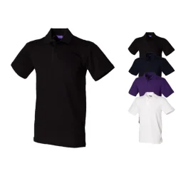W305 Henbury Stretch-Piqué-Poloshirt für Herren