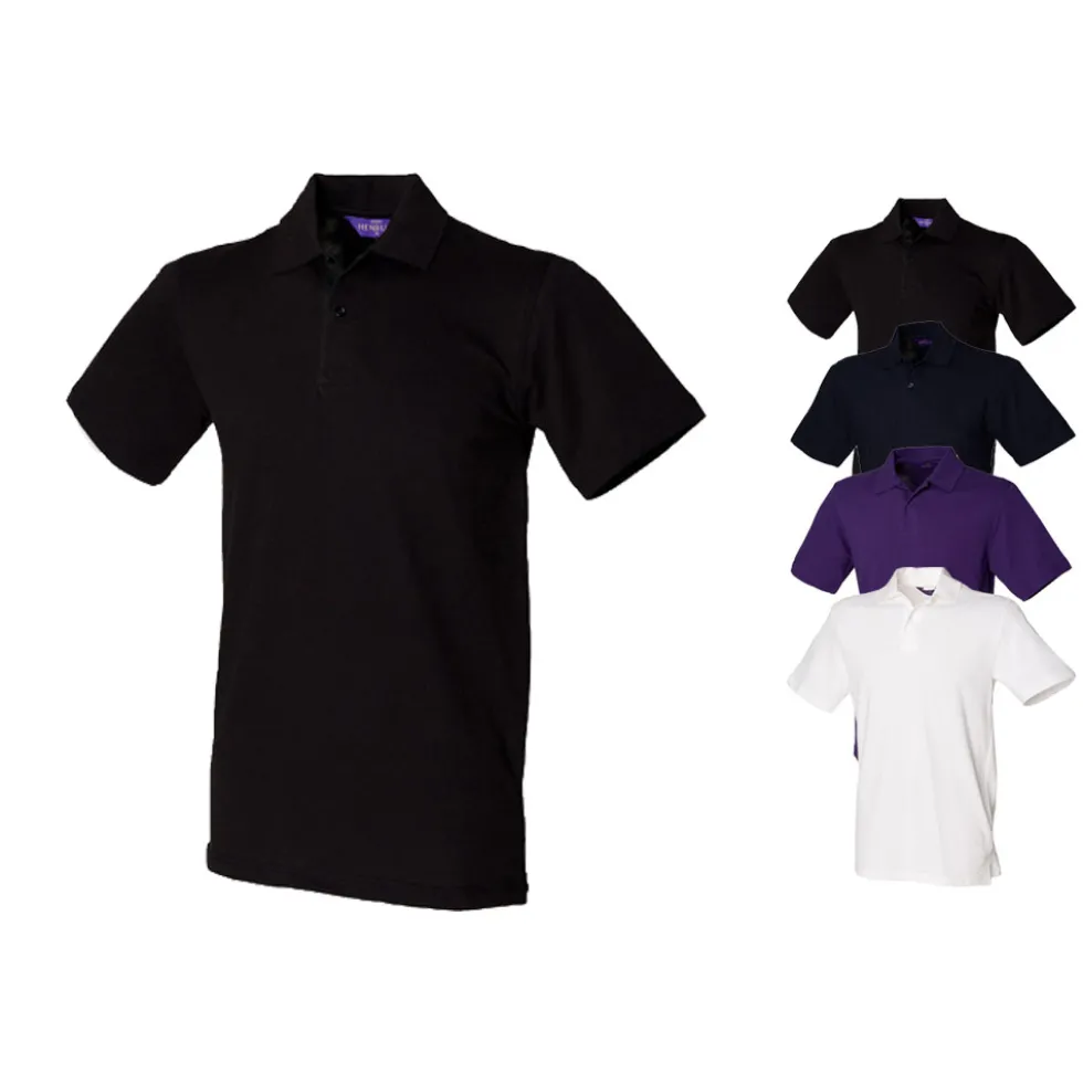 W305 Henbury Stretch-Piqué-Poloshirt für Herren