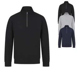 W842 Henbury Unisex 1/4-Reißverschluss Sweatshirt