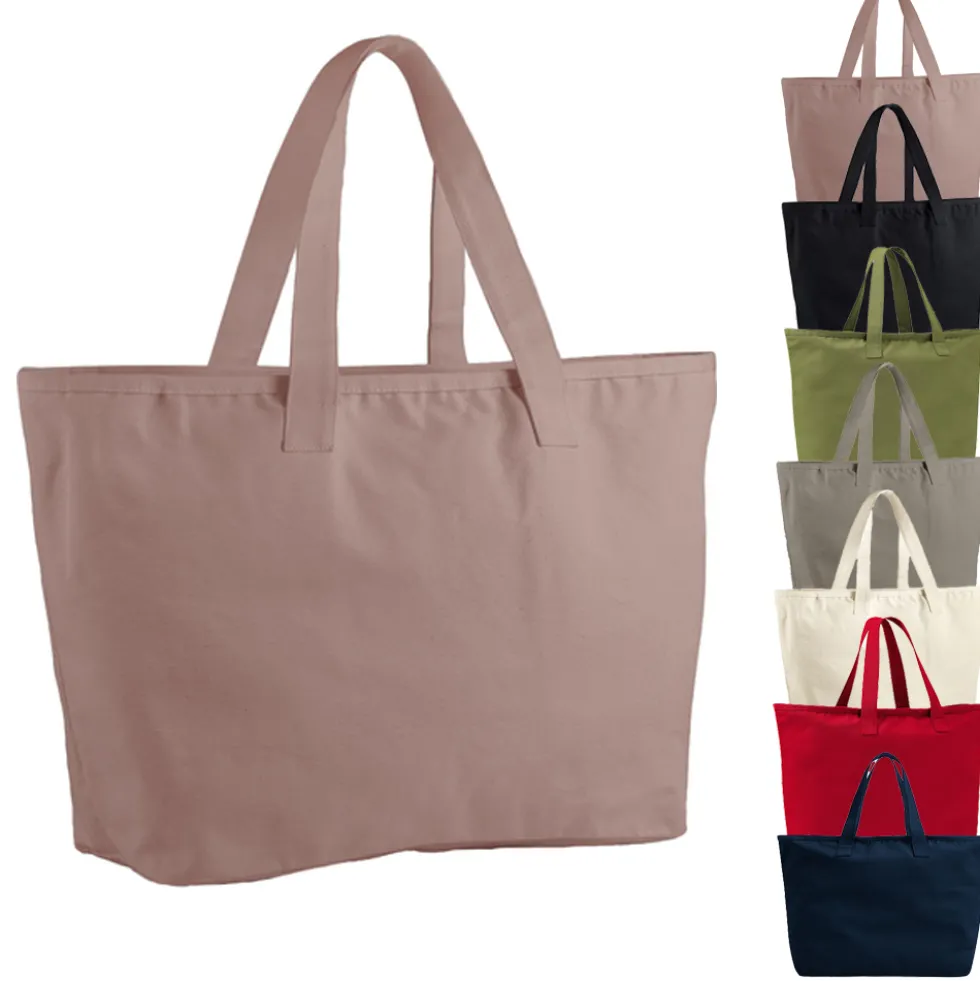 WM606 Westford Mill Übergroße, robuste Canvas-Tasche