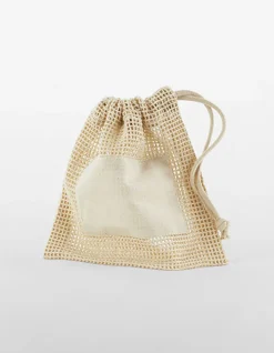 WM155 Westford Mill Bio-Baumwolle Mesh Sack