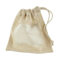 WM155 Westford Mill Bio-Baumwolle Mesh Sack