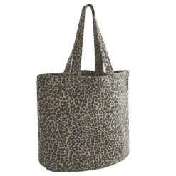 WM335 Westford Mill Einkaufstasche mit Leopardenmuster
