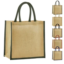 WM477 Westford Mill gestärkte Jute Mini Geschenktasche
