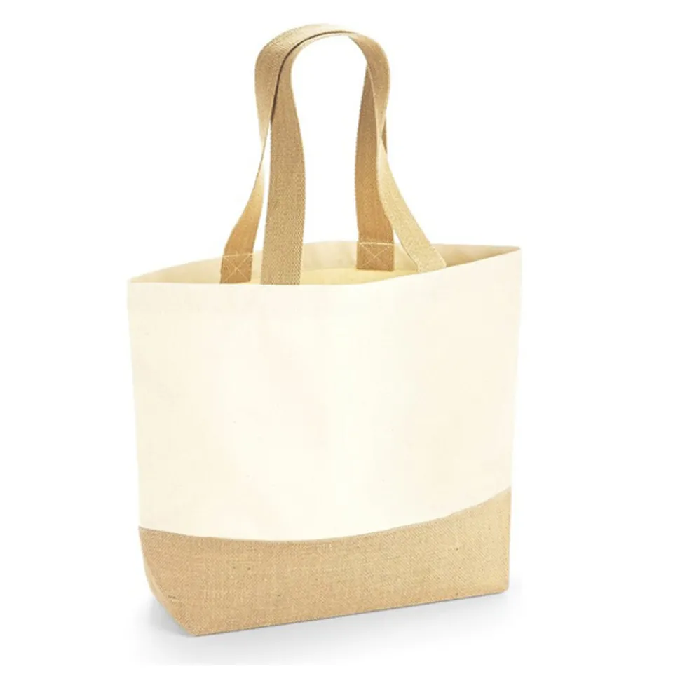WM451 Westford Mill Jutetasche Einkaufstasche