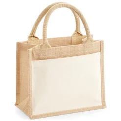 WM425 Westford Mill Jutetasche Einkaufstasche