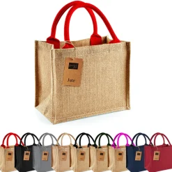 WM412 Westford Mill Jutetasche Einkaufstasche