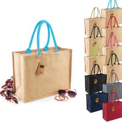 WM407 Westford Mill Jutetasche Einkaufstasche
