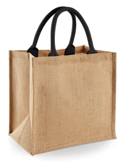 WM413 Westford Mill Jutetasche Einkaufstasche