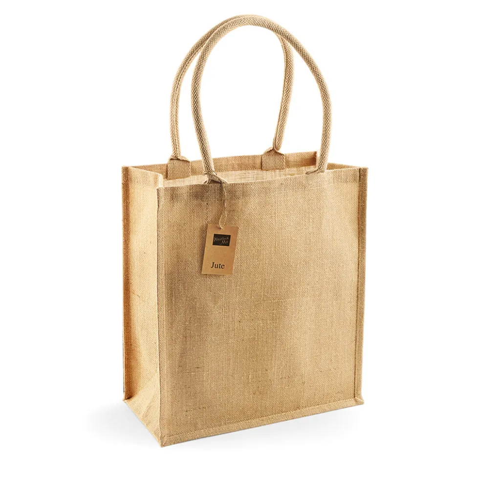 WM409 Westford Mill Jutetasche Einkaufstasche