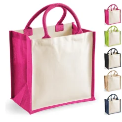 WM421 Westford Mill Jutetasche zum Bedrucken