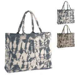 WM930 Westford Mill Tragetasche aus Canvas mit Batikmuster