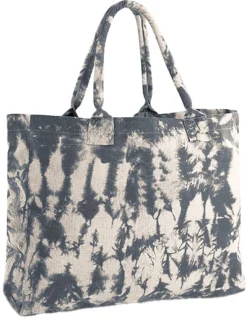 WM930 Westford Mill Tragetasche aus Canvas mit Batikmuster